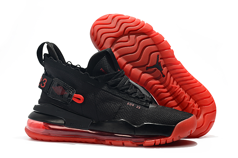 Jordan Air Max 720 Black Red Shoes - Click Image to Close